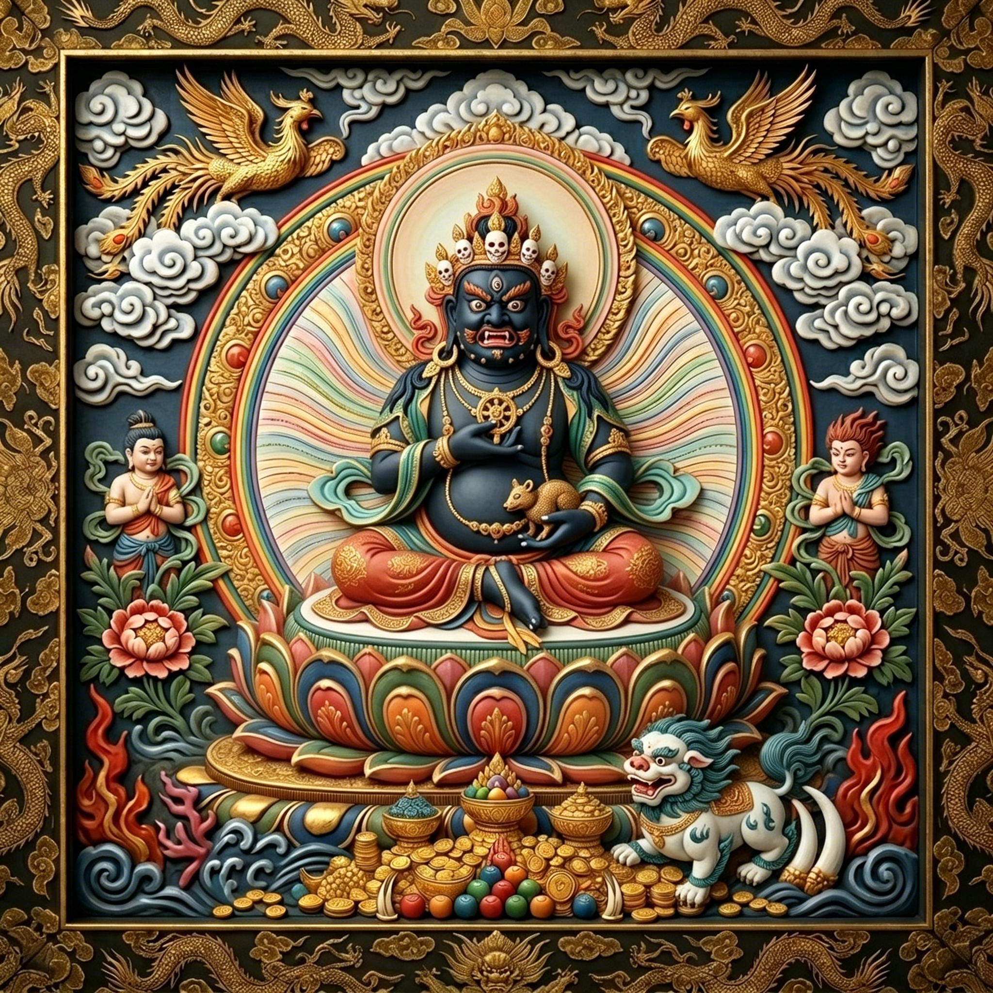 The Unconquerable Surge: Mastering the Flow of Authority with Black Jambhala