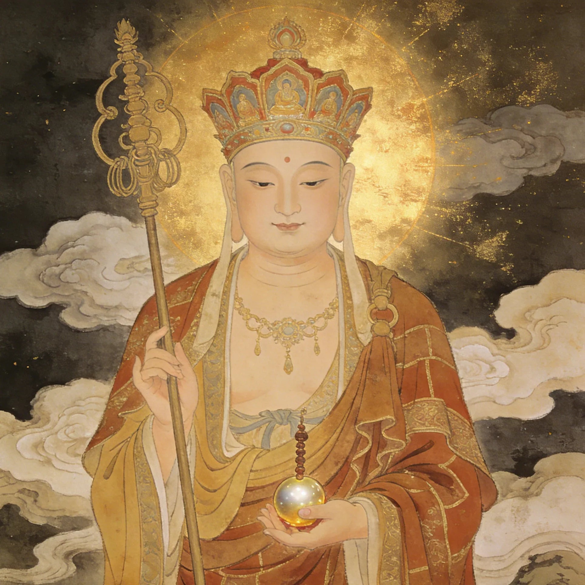 Kṣitigarbha Bodhisattva: The Unyielding Guardian Between Hell and Hope