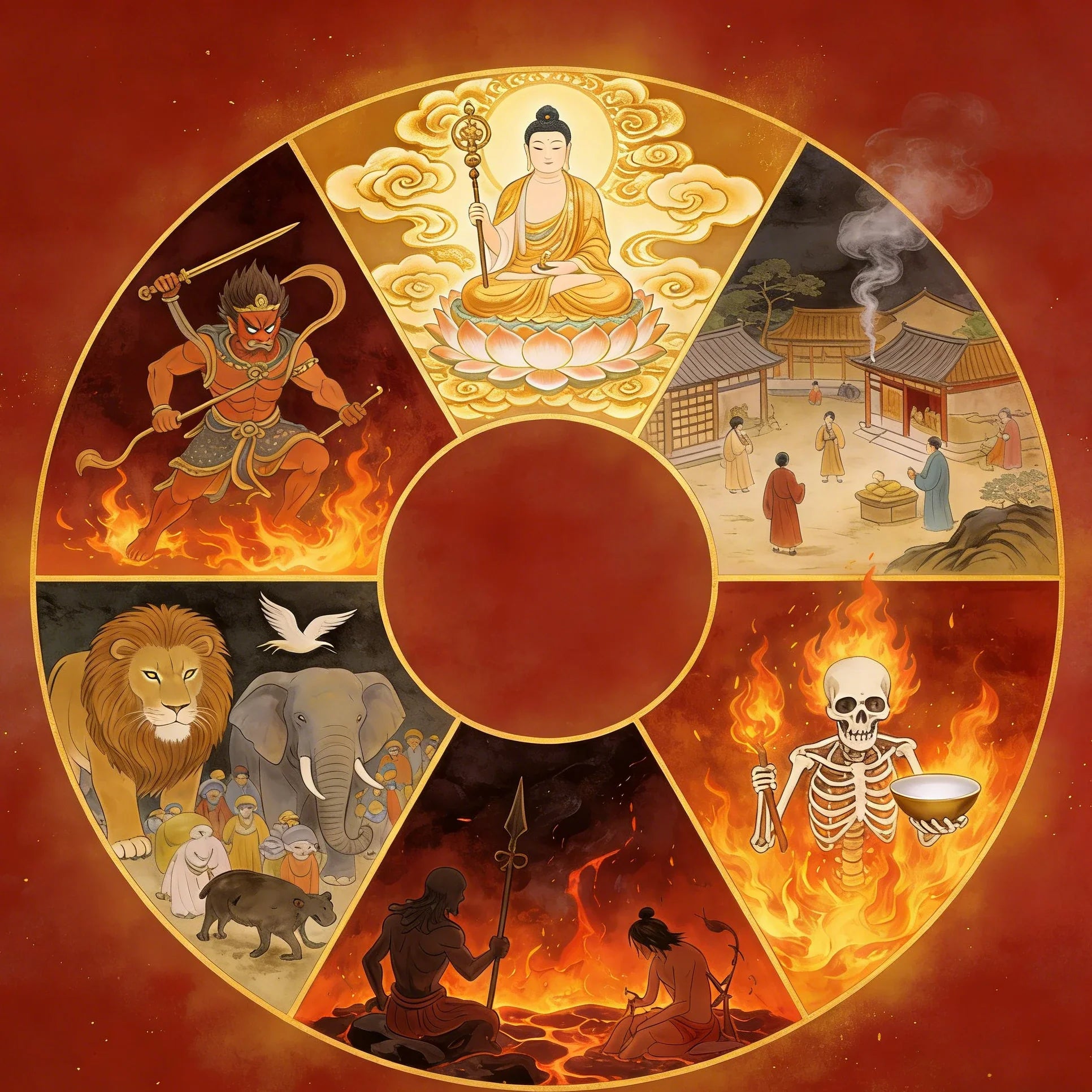 Samsara: The Cyclic Journey of Existence