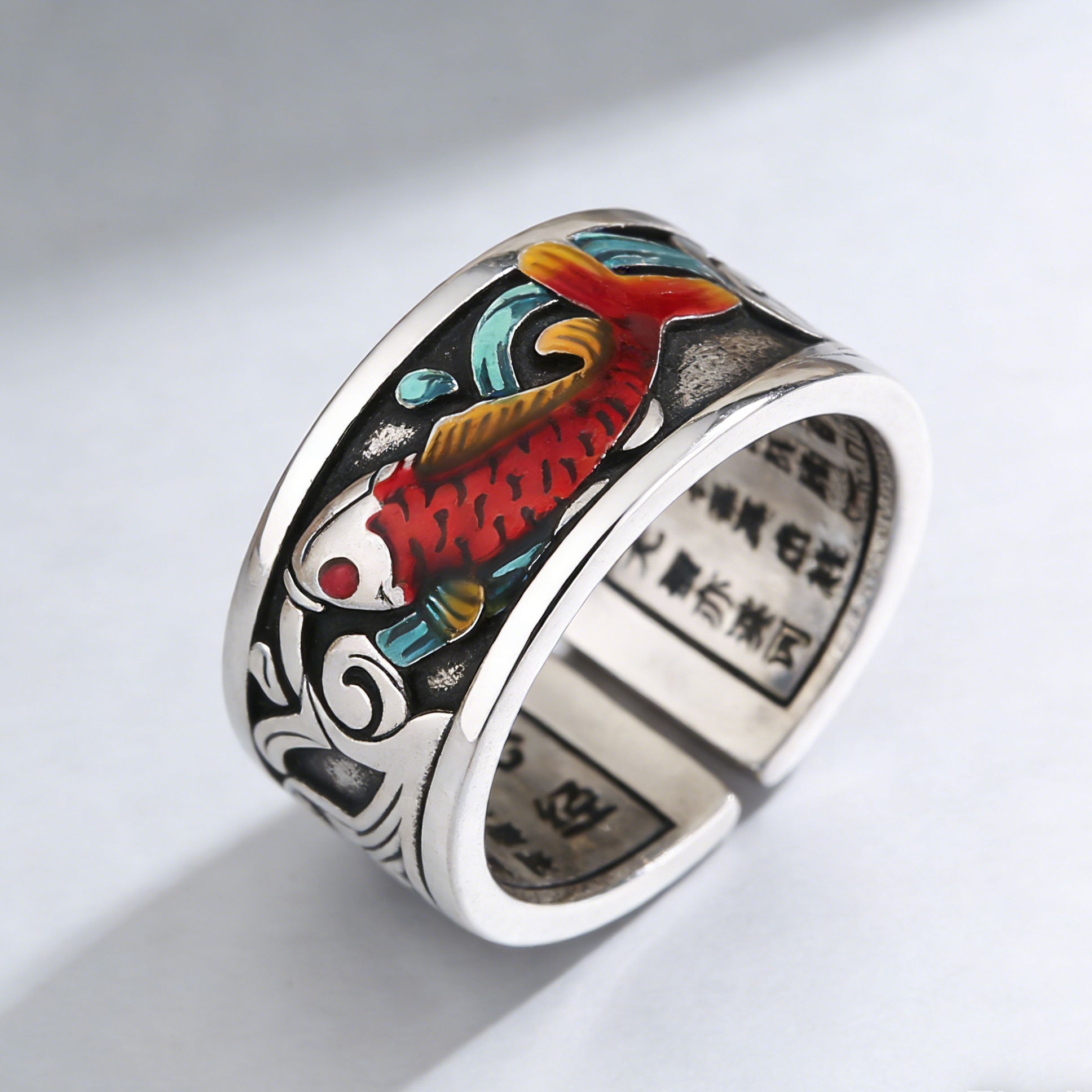 "Enameled Koi Glyph"