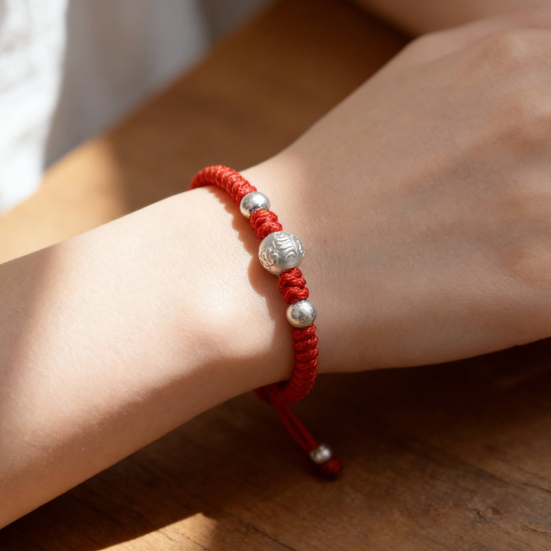 "Om Mani Silver Talisman"