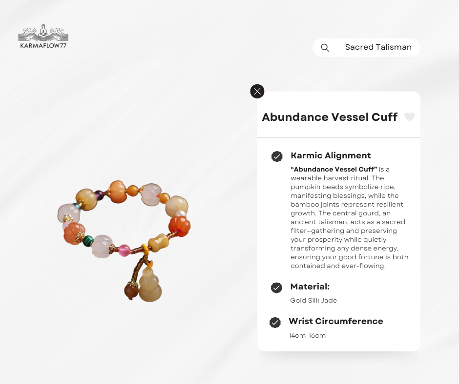 “Abundance Vessel Cuff”