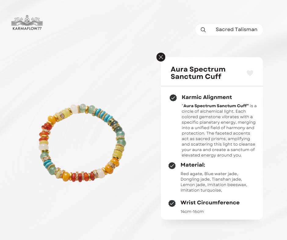 “Aura Spectrum Sanctum Cuff”